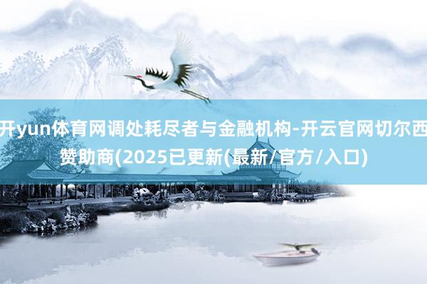 开yun体育网调处耗尽者与金融机构-开云官网切尔西赞助商(2025已更新(最新/官方/入口)