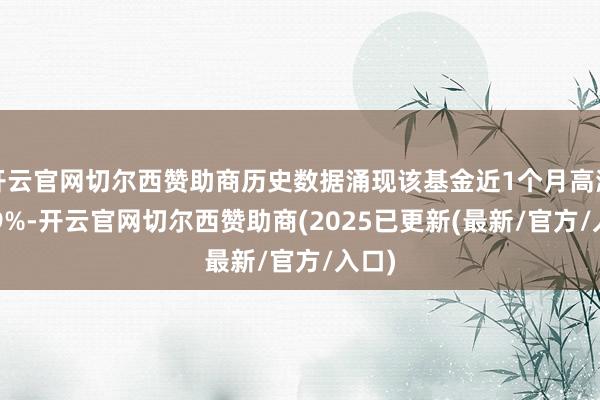 开云官网切尔西赞助商历史数据涌现该基金近1个月高潮1.49%-开云官网切尔西赞助商(2025已更新(最新/官方/入口)