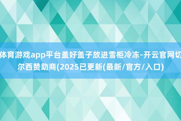 体育游戏app平台盖好盖子放进雪柜冷冻-开云官网切尔西赞助商(2025已更新(最新/官方/入口)