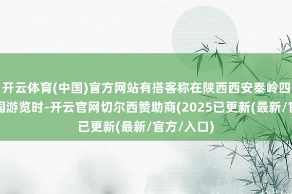 开云体育(中国)官方网站有搭客称在陕西西安秦岭四宝科学公园游览时-开云官网切尔西赞助商(2025已更新(最新/官方/入口)