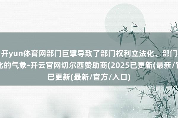 开yun体育网部门巨擘导致了部门权利立法化、部门利益设想化的气象-开云官网切尔西赞助商(2025已更新(最新/官方/入口)